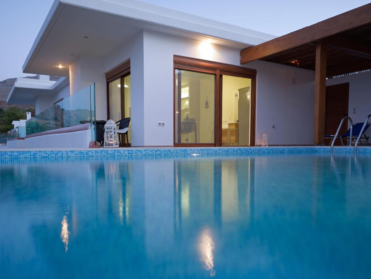Luxury Villa Verna Líndos Exterior foto